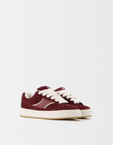 Zapatillas Skate Piel Mujer 38 - Bershka - Modalova