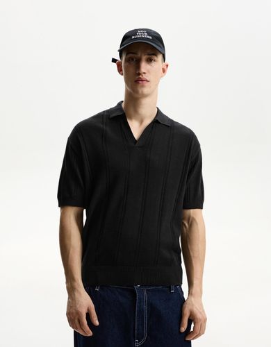 Polo Manga Corta Estructura Hombre M - Bershka - Modalova