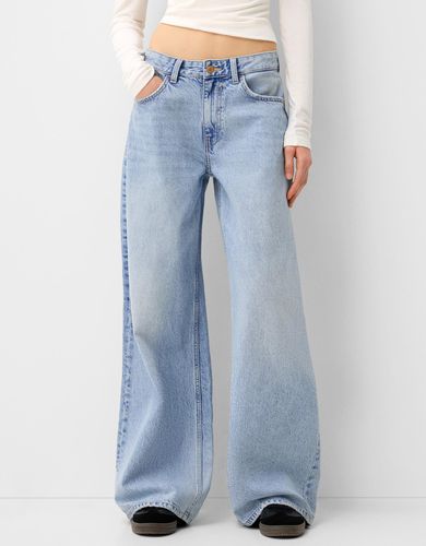 Jeans Wide Leg Mujer 32 - Bershka - Modalova