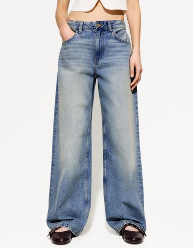 Jeans Wide Leg Mujer 34 - Bershka - Modalova