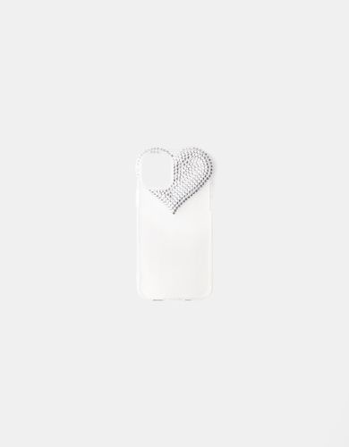 Carcasa Móvil Iphone Corazón Strass Mujer Iphone 13 - Bershka - Modalova