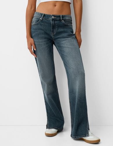 Jeans Flare Abertura Lateral Mujer 32 - Bershka - Modalova