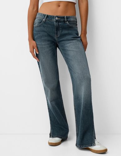 Jeans Flare Abertura Lateral Mujer 38 - Bershka - Modalova