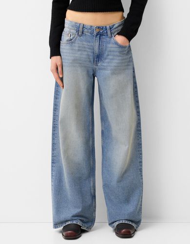 Jeans Wide Leg Mujer 38 - Bershka - Modalova