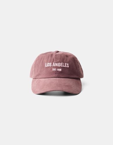 Bershka Gorra Bordado Mujer Marrón - Bershka - Modalova