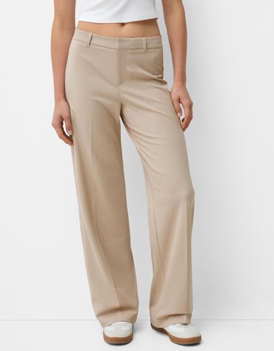 Pantalón Wide Leg Tailoring Mujer 32 - Bershka - Modalova