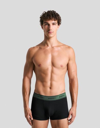 A Pack 3 Boxers Hombre M Verde" - Bershka - Modalova