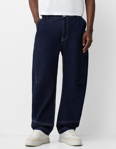 Jeans Baggy Hombre 34 - Bershka - Modalova