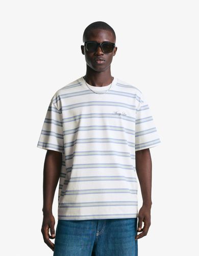 Ershka Camiseta Manga Corta Print Hombre L " - Bershka - Modalova