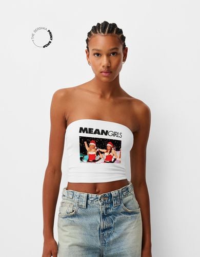 Top Mean Girls Bandeau Mujer 10-12 - Bershka - Modalova