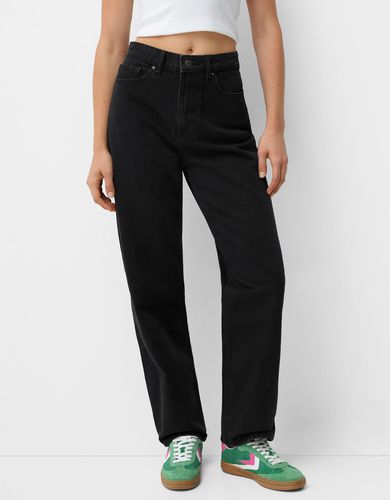 Jeans Straight Wide Mujer 36 - Bershka - Modalova