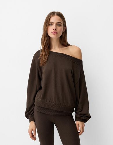 Jersey Asimétrico Soft Touch Mujer S - Bershka - Modalova