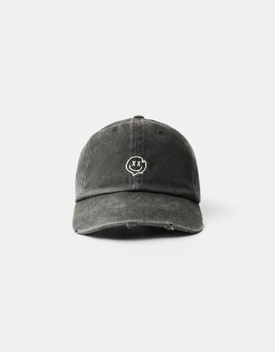 Bershka Gorra Bordado Hombre Negro - Bershka - Modalova