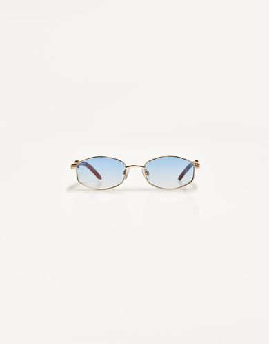 Gafas Sol Metálicas Hombre - Bershka - Modalova