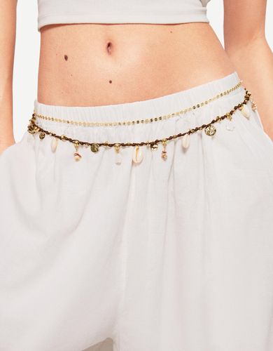 Belly Chain Cadena Conchas Mujer - Bershka - Modalova