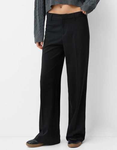 Pantalón Wide Leg Tailoring Mujer 34 - Bershka - Modalova