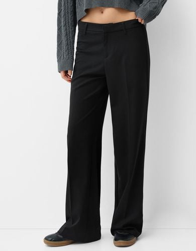 Pantalón Wide Leg Tailoring Mujer 40 - Bershka - Modalova