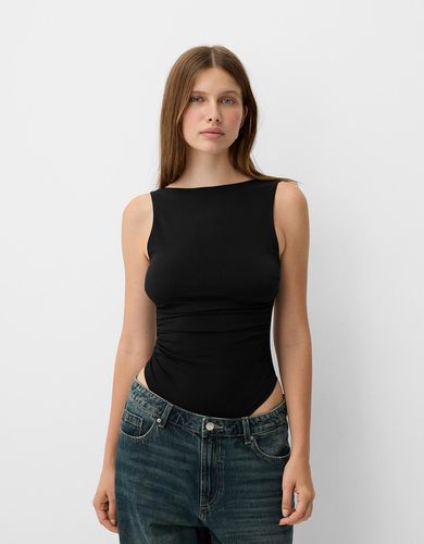 Body Sin Mangas Cuello Redondo Mujer S - Bershka - Modalova