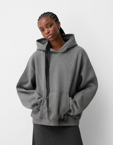 Sudadera Capucha Brillo Mujer L - Bershka - Modalova