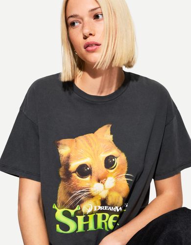 Camiseta Shrek Manga Corta Print Mujer 10-12 - Bershka - Modalova