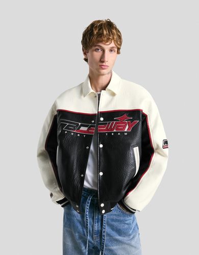 L Print Hombre L Negro" - Bershka - Modalova