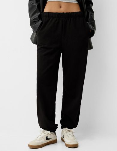 Pantalón Jogger Felpa Mujer L - Bershka - Modalova