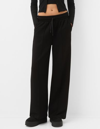 Pantalón Wide Leg Soft Touch Mujer S - Bershka - Modalova