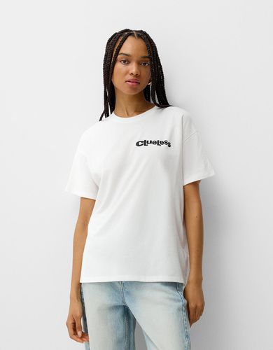 Camiseta Clueless Manga Corta Mujer L - Bershka - Modalova