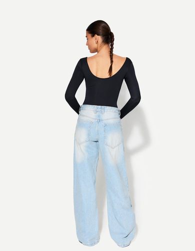 Body Manga Larga Mujer S - Bershka - Modalova