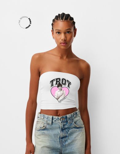 Top High School Musical Bandeau Mujer Xs - Bershka - Modalova