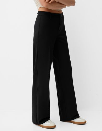 Pantalón Wide Leg Tailoring Mujer 38 - Bershka - Modalova