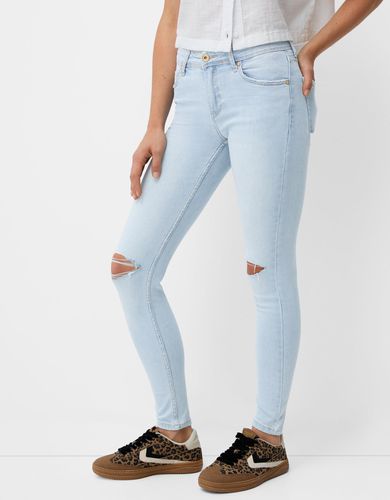 Jeans Skinny Low Waist Mujer 34 - Bershka - Modalova