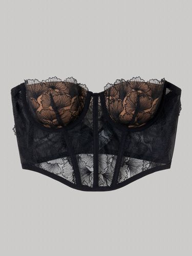 Bustier en tejido bordado en copas B y C - Gisela - Null - Modalova