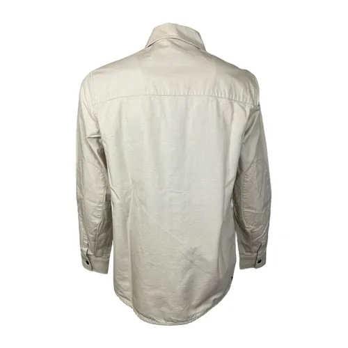 Structured Beige Overshirt Jacket - Denham - Modalova
