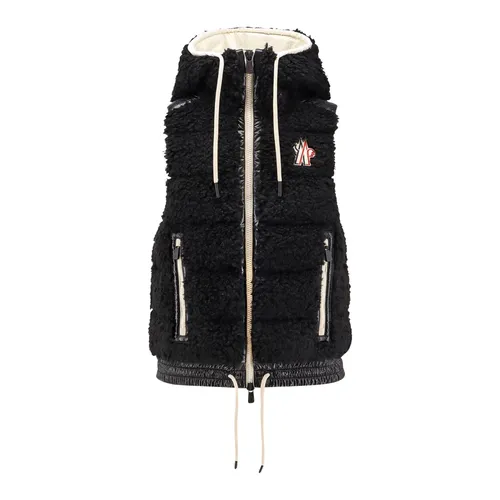Moncler - Jackets > Vests - Black - Moncler - Modalova