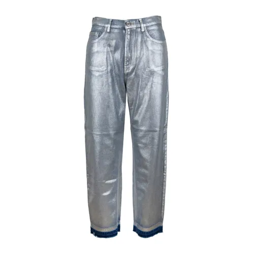 Jeans > Straight Jeans - - Elisabetta Franchi - Modalova