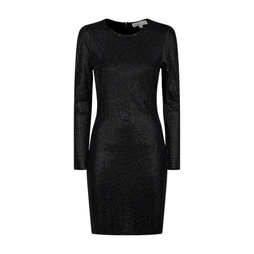 Black Crystal Embellished Minidress - Michael Kors - Modalova
