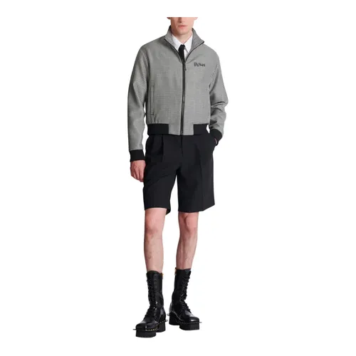 Houndstooth wool jacket - Balmain - Modalova