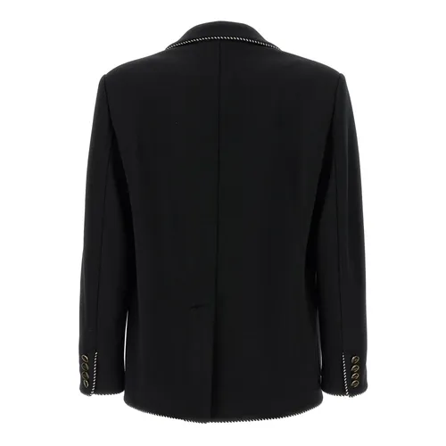 Single-breasted Wool Blazer - Valentino Garavani - Modalova
