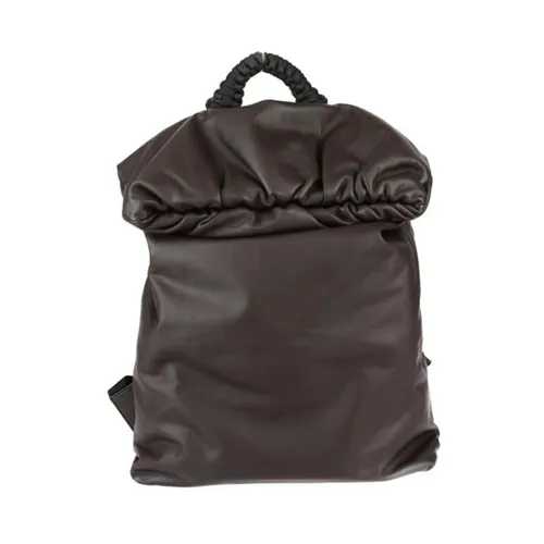 Pre-owned Padded Cassette Backpack Brown Leather - Bottega Veneta Vintage - Modalova