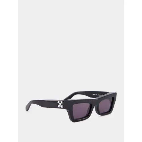 Charleston Rectangular Sunglasses - Off White - Modalova