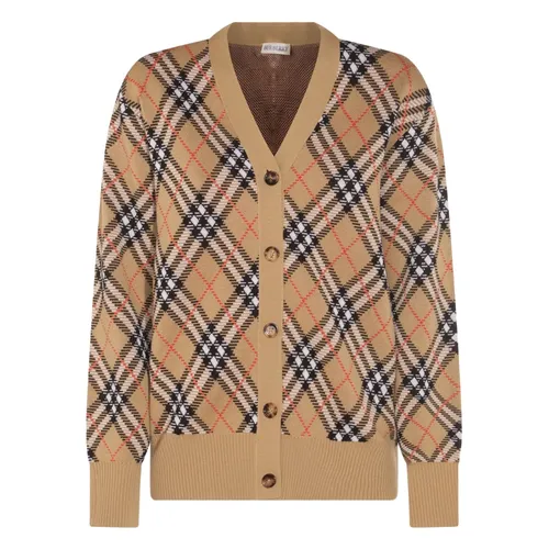 Checkered Sand Style Top - Burberry - Modalova