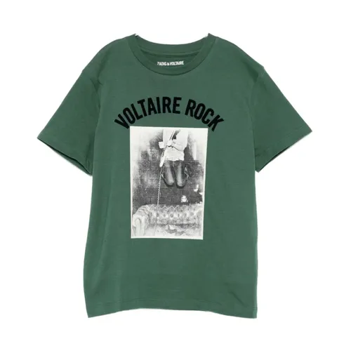 Graphic Print T-shirt Purple - Zadig & Voltaire - Modalova