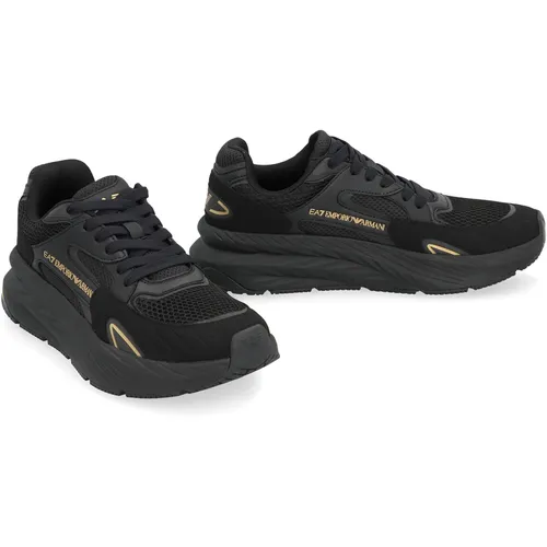 Mesh Sneakers - Emporio Armani EA7 - Modalova