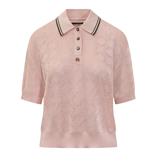 Amiri - Tops > Polo Shirts - Pink - Amiri - Modalova