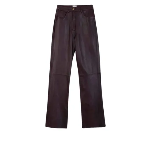 Trousers > Leather Trousers - - Alysi - Modalova