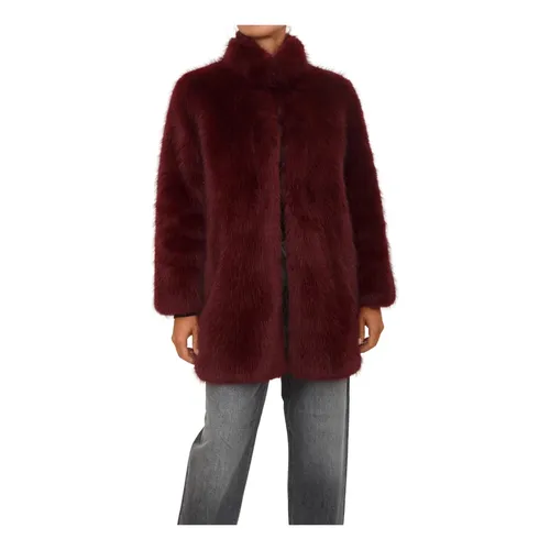 Jackets > Faux Fur & Shearling Jackets - - Iblues - Modalova