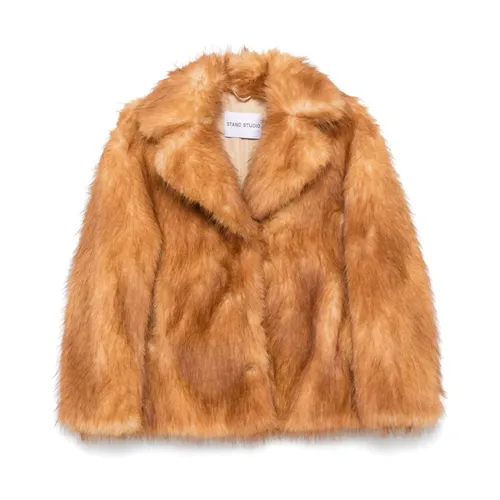 Jackets > Faux Fur & Shearling Jackets - - Stand Studio - Modalova