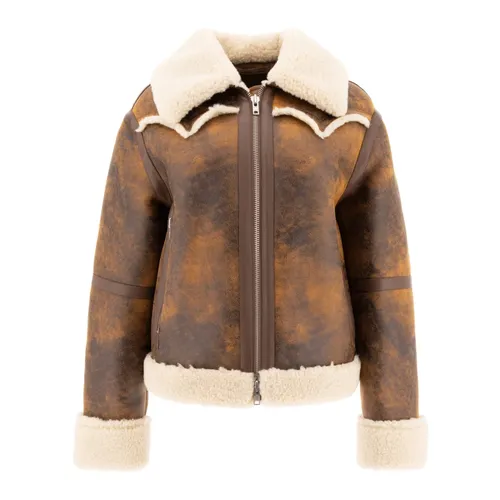 Jackets > Faux Fur & Shearling Jackets - - Stand Studio - Modalova