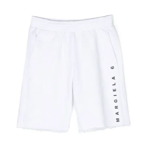 Cotton Bermuda Shorts - MM6 Maison Margiela - Modalova